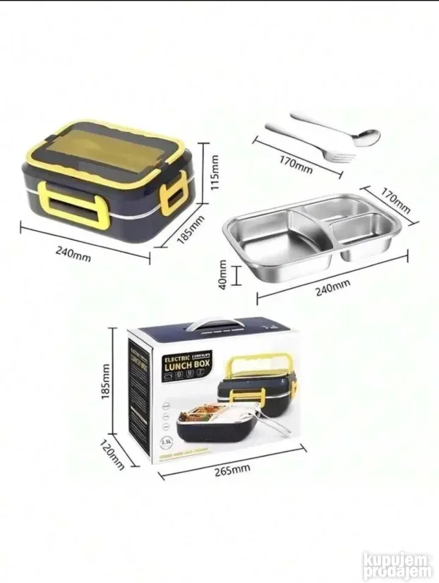 Elektricna posuda za grejanje hrane Grejac Hrane 12/24/220V