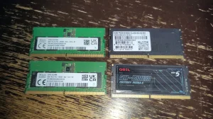 4 x 8 Gb DDR5 za laptop