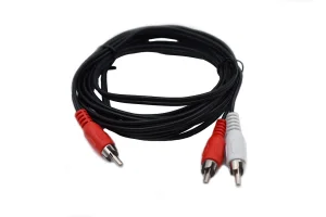 1 X RCA muski na 2 X RCA muski 3M!