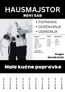 Haus majstor održavanje kućnih instalacija