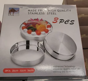 Set tepsija od inoxa