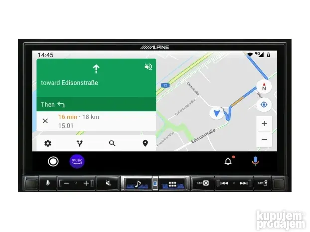 Alpine auto radio ILX-705D 7" Apple Carplay