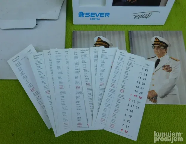 Josip Broz Tito - Kalendar za 1984/1985g