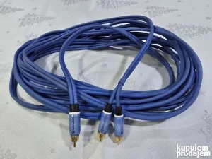 Oehlbach BOOOM! 10m, 1xRCA na 2xRCA, Y -kabl za subwoofer