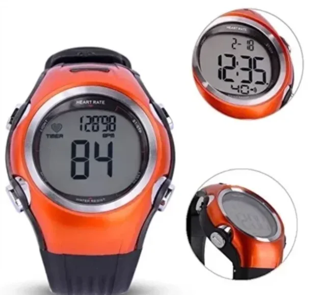 Digitalni Polar sat za trcanje Fitness Pulse narandžasti