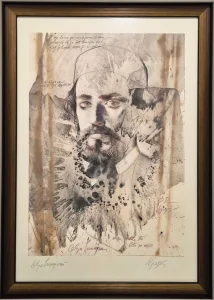 Olja Ivanjicki -Seriografija -105x76cm- Njegos