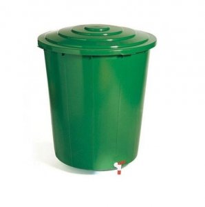 Kaca za kominu sa poklopcem i slavinom 210L