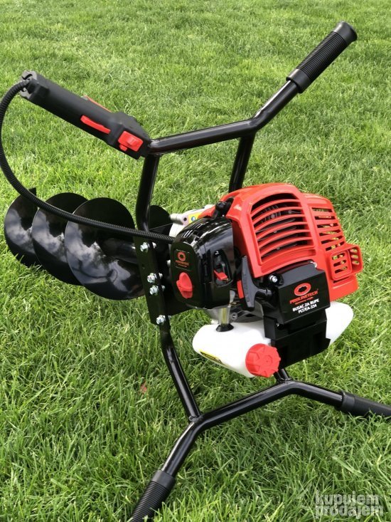 Busac rupa za dva rukovaoca Prolinetech + 3 burgije