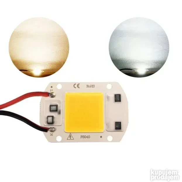 Led Dioda Reflektor 9-12v Dc 10w  na Drajver