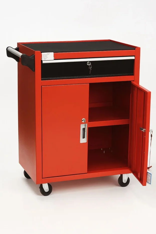 Kolica za alat sa fiokom i ormarićem