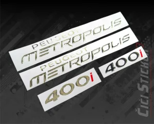 Peugeot METROPOLIS 400i 3D Stikeri - stikeri za motore- 2658