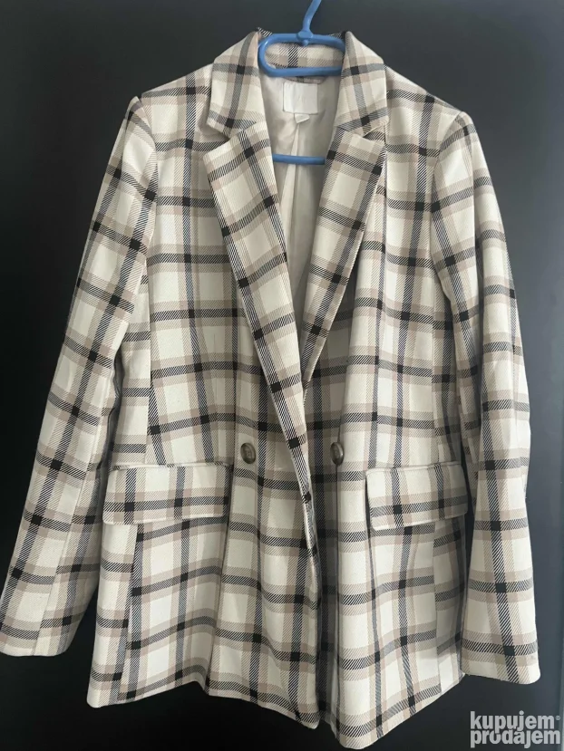 Sako od stofa sa duplim kopcanjem