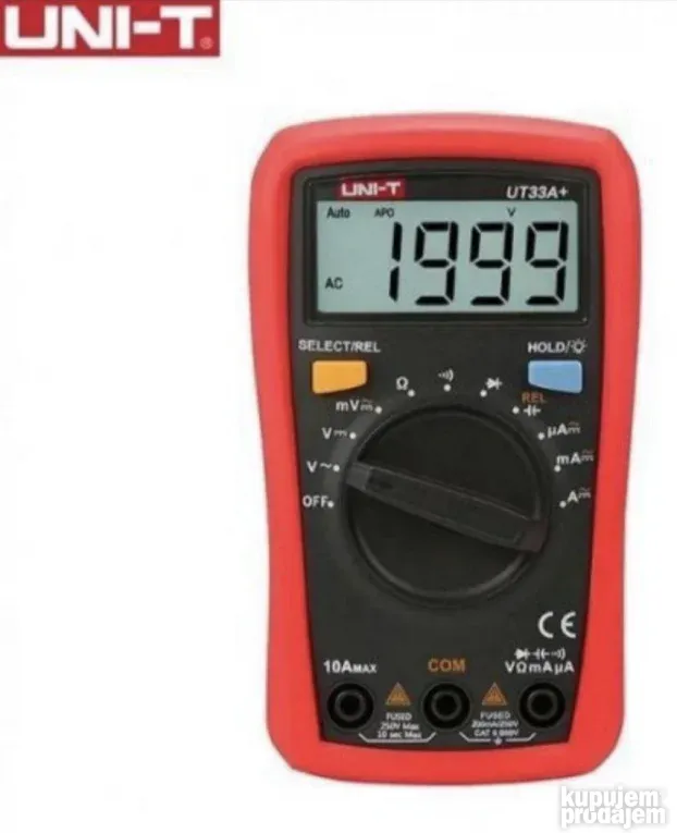 UNIMER Multimer Multitester UNI-T UT33A+ MULTIMER