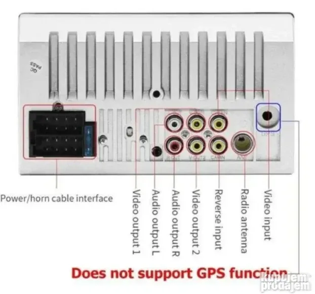 Multimedia auto radio Sistem 7018b TFT dis 7 inci multimedia