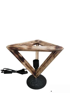 Stona lampa drvo PIRAMIDA 1