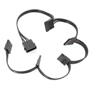 Molex 4 pin na 5x sata 15 pin Chia power konektor Kvalitetni