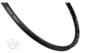 Felna FORCE XC BASIC DISC 584x19, 36H, crna