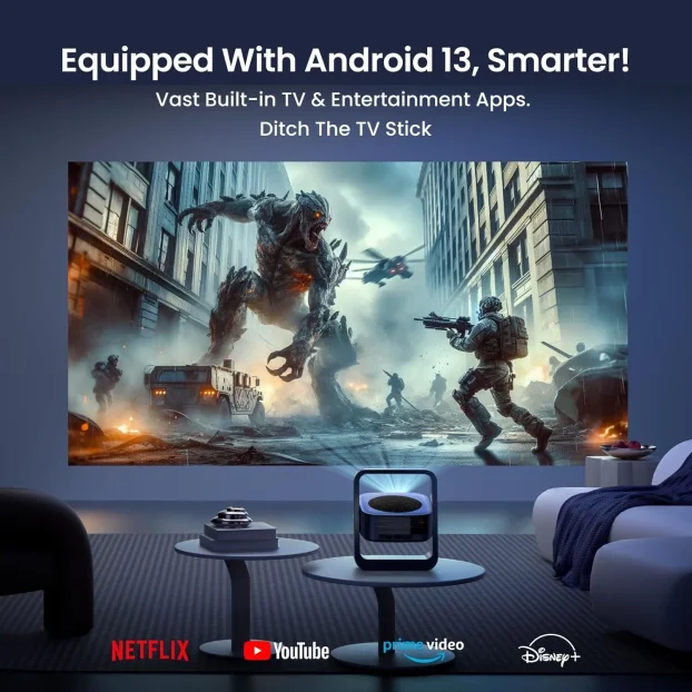 Android projektor Eeenfy Venus V1 LED native ful HD 1080/BH