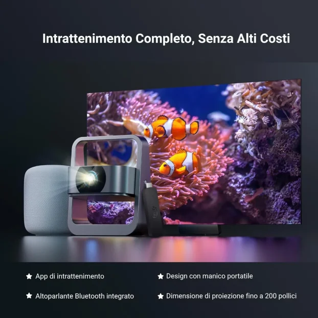Android projektor Eeenfy Venus V1 LED native ful HD 1080/BH