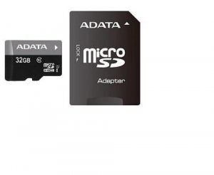 A-DATA UHS-I MicroSDHC 32GB class 10 + adapter AUSDH32GUICL1