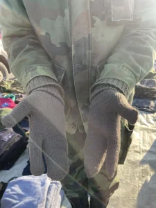 Vojne rukavice SIVE VUNENE M79 JNA -novo-