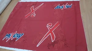 cirada platno crvena 1,90x1,62m kao nova