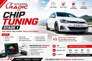 ChipTuning -STAGE 1–Egr Off -Dpf Off Auto Centar Radic Nis