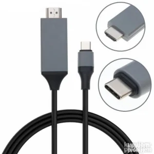 USB-C na HDMI 4K/30Hz-60Hz 1m 2m kabl laptop mobilni usbc