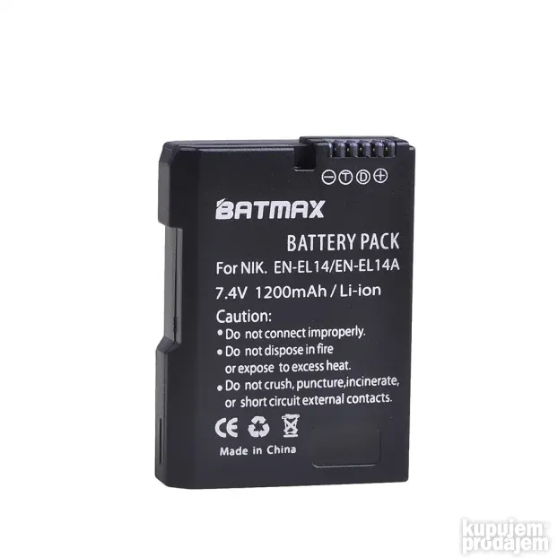 Nove Baterije za Nikon Battery EN-EL9 EN-EL3 EN-EL14 EN-EL15