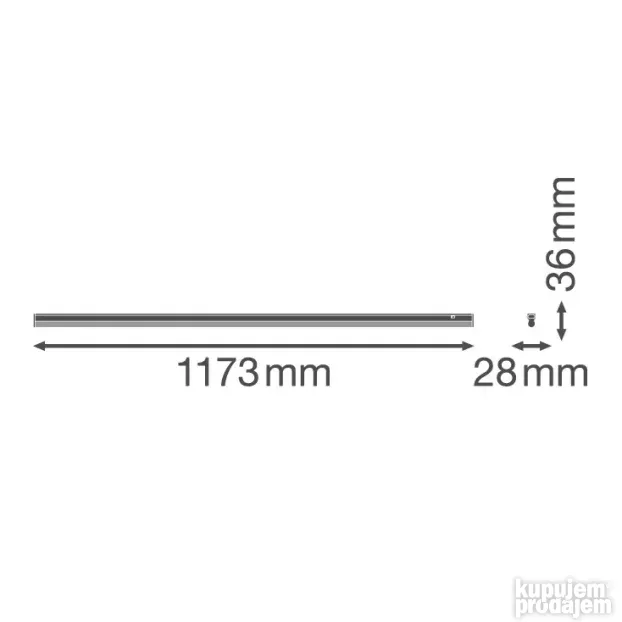 LEDVANCE LED Strela 117cm 3000 K 14W 4058075106154
