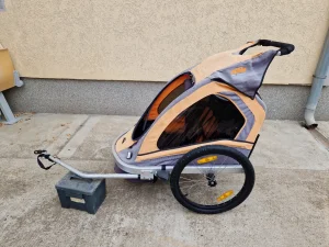 KTM riksa bicikl. prikolica za decu