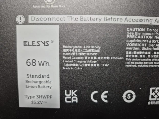 JPking 3HWPP Laptop Battery for Dell Latitude 5401 5410 5411 5501 5510 5511 Precision 3541 3550 3551 17 7706 15 7500 7506 2-in-1 Black Edition 10X1J N2NLL 1VY777 F 3PCVM 401D9 JG75F 451-BCMN5401