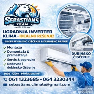 Klima servis-dubinsko i redovno pranje-popravke-ugradnja