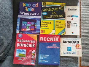 6 računarskih knjiga - vidi opis