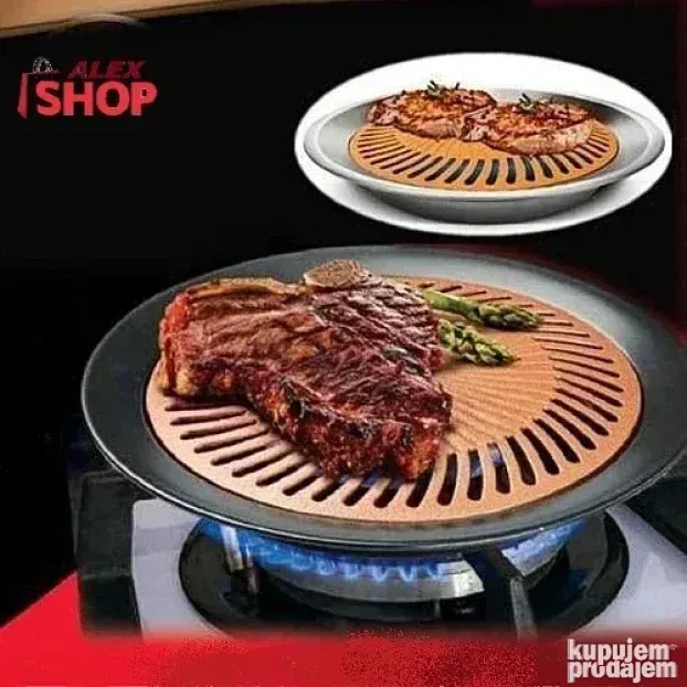Inovativni tiganj roštilj za zdravo grilovanje hrane