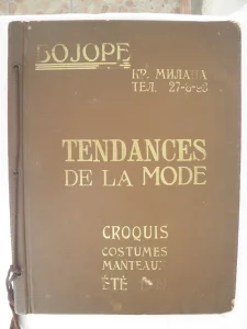 Knjiga:Tendances de la mode, 1939. god. Knjiga o modi,sa sli
