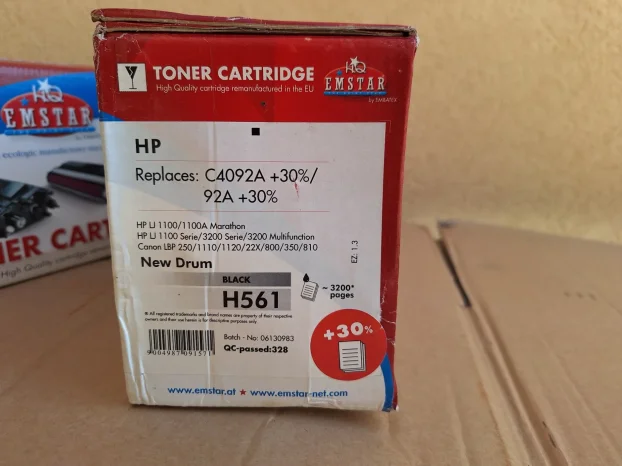 NOVO! Toner Black Mstar H561 Replace HPC4092A +30%
