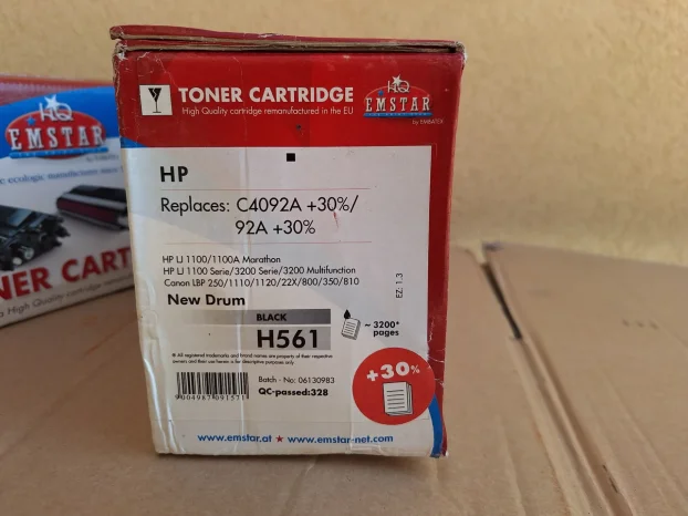 NOVO! Toner Black Mstar H561 Replace HPC4092A +30%