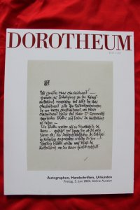 Dorotheum, Orientteppiche, Autographen, Handschriften, 2020