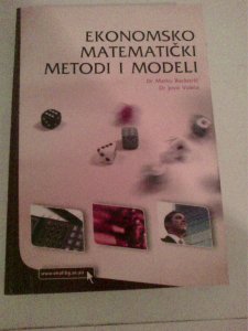 EKONOMSKO MATEMATIČKI metodi i MODELI,Marko Backović