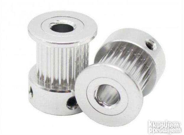 GT2 remenica 16 zuba za kais 10mm za 3D i CNC za osovinu 5mm