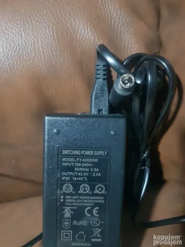 Li-Ion Punjac 42v 2a za Trotinete Elektricne Bicikle