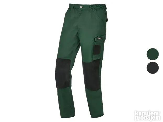 PARKSIDE radne pantalone sa toplom postavom 56 zelene