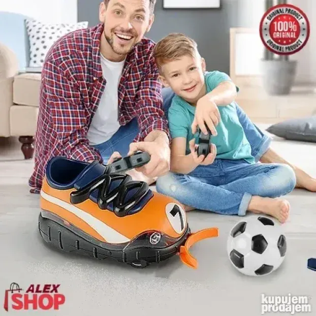 HIT IGRAČKA Kopačka auto na daljinski + fudbal lopta