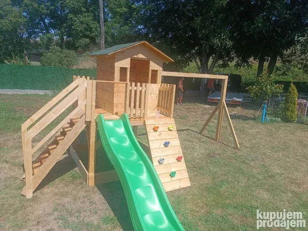 Igralista-kucice za decu od drveta-AKCIJA-besplatna dostava