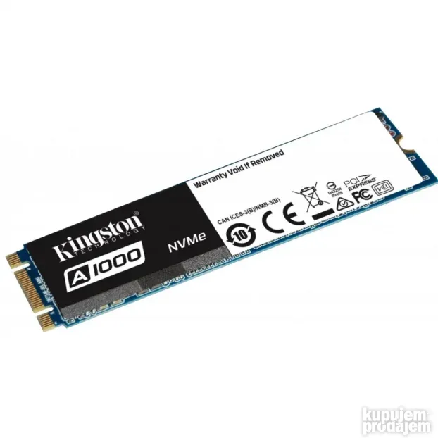 KINGSTON 480GB A1000 M.2 PCIe M.2 2280 SA1000M8/480G