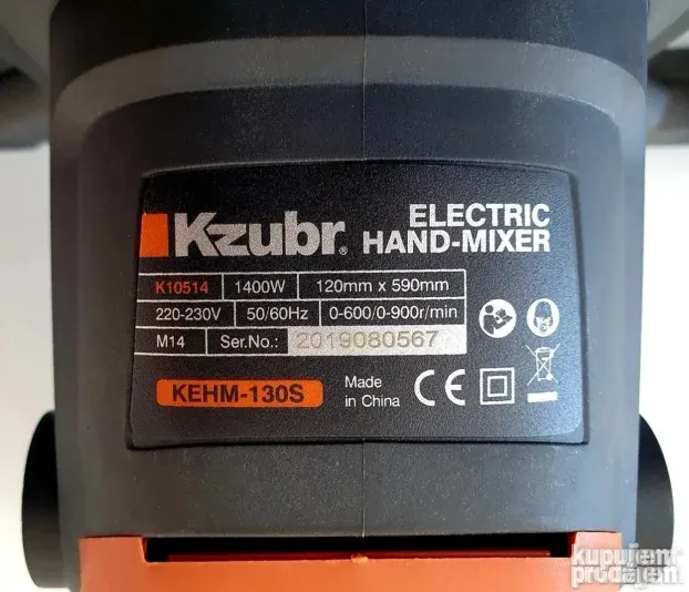 Mešač mikser za boju i malter KZUBR 1400W