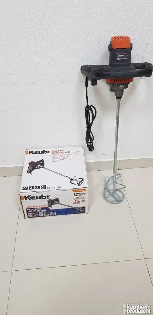Mešač mikser za boju i malter KZUBR 1400W