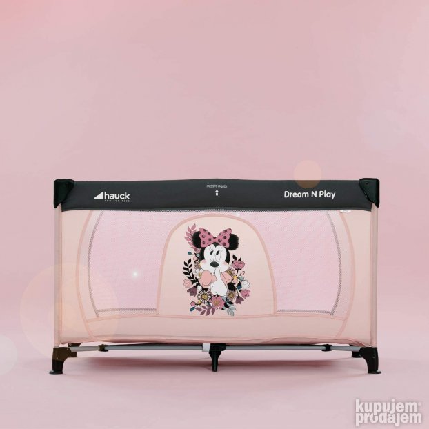Hauck - Prenosivi Sklopivi Krevetac Minnie Sweetheart