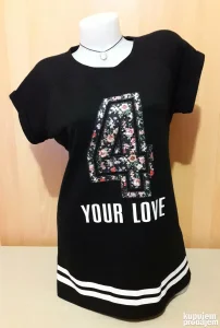 Crna majica - Xside - pamuk-viskoza - a1